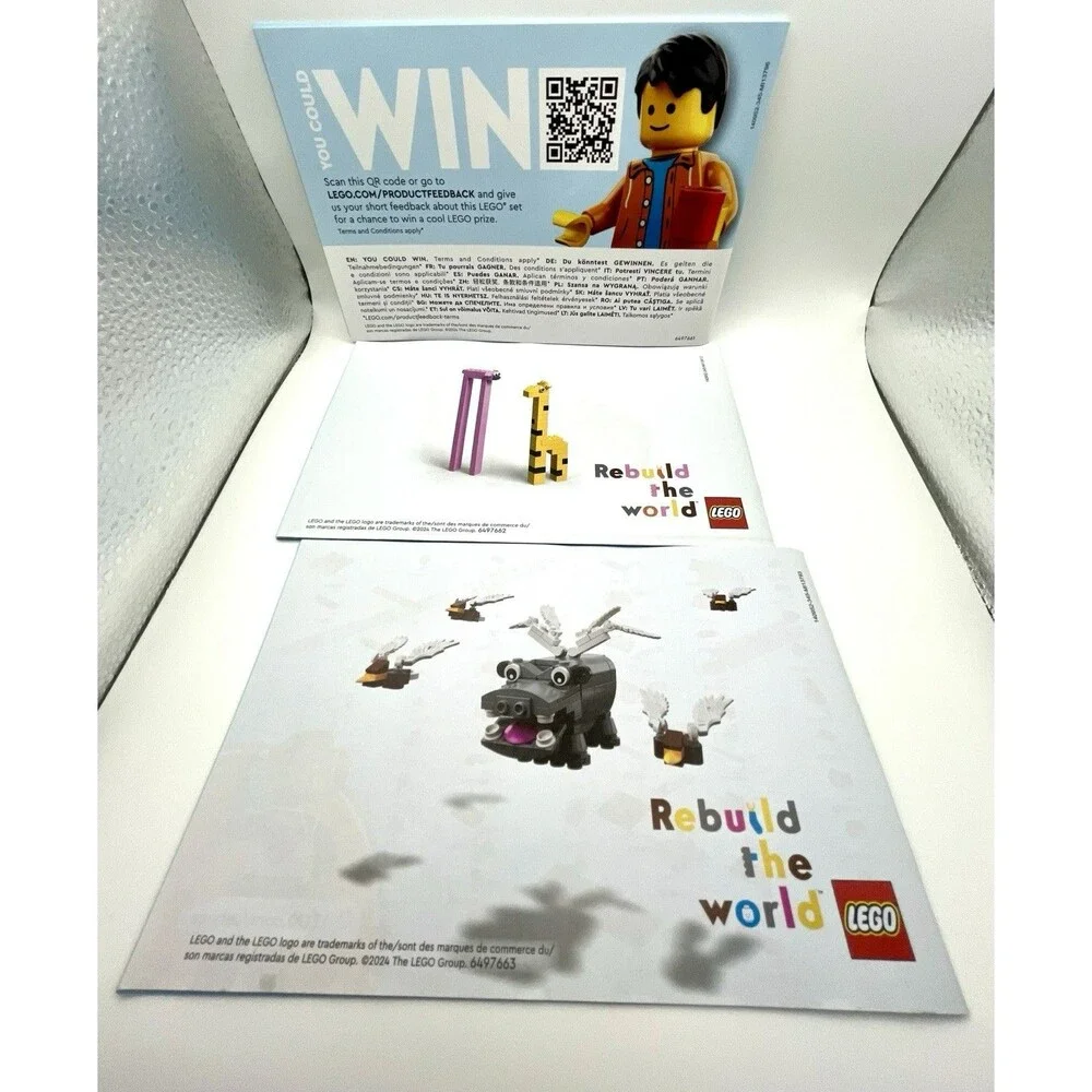LEGO Manual Only Creater 31147 3 in 1 TV Camera Video Paper Instructions